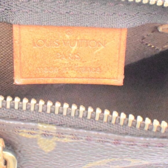 LOUIS VUITTON Mini Speedy 2Way Hand Bag Monogram Leather Brown - Picture 14 of 14